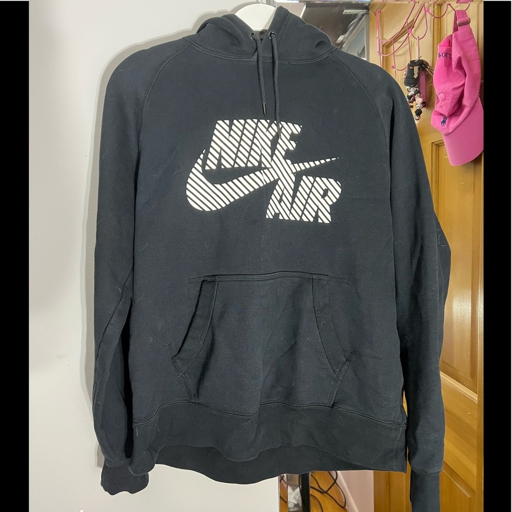Mens Black Nike Sports Sweatshirt Size L
